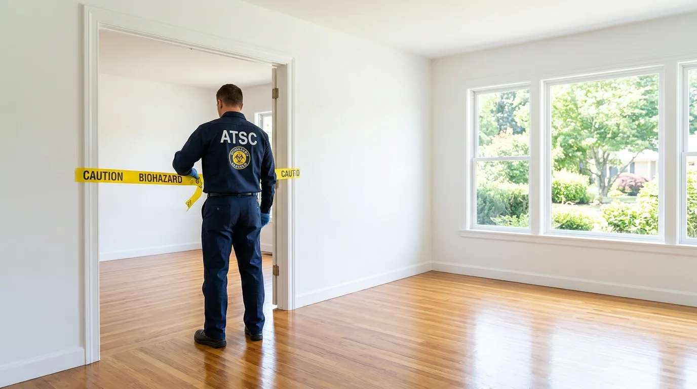 Certified biohazard cleanup crew performing Crime Scene Cleanup in Richboro