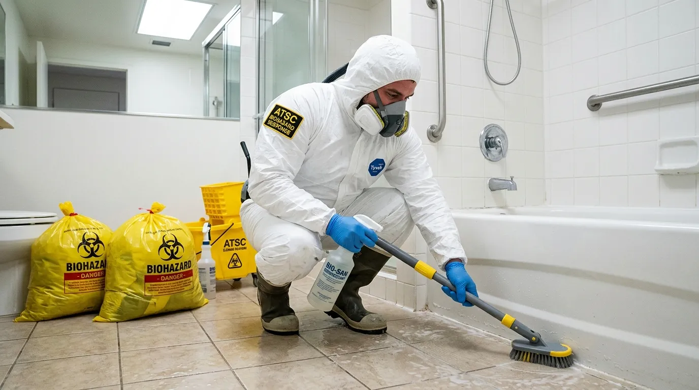 Decontamination equipment deployed for Blood Cleanup in Richboro